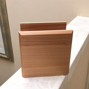 The Container Store Milano Wood Napkin Holder